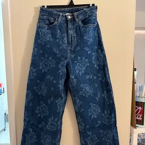 Floral Jeans